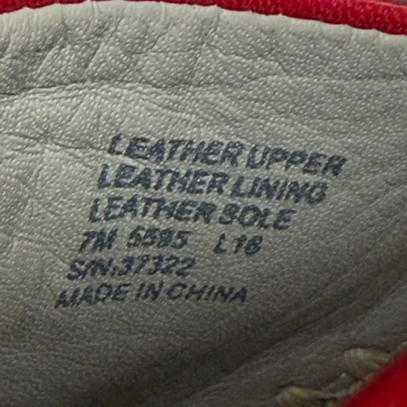 Tory Burch Darien Red Loafer Espadrille nappa leather Womens Size 7M - Picture 8 of 16